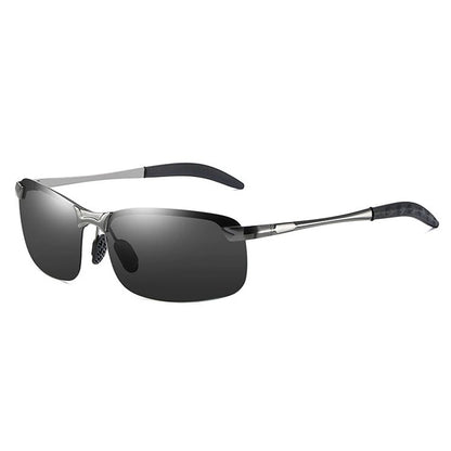 🕶️ Smart Photochromic Metal Sunglasses – Light-Sensitive Color-Changing Eyewear - DW