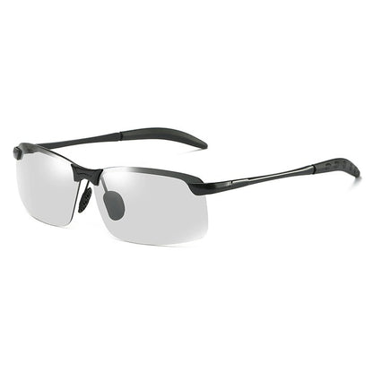 🕶️ Smart Photochromic Metal Sunglasses – Light-Sensitive Color-Changing Eyewear - DW