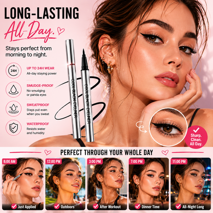The Eyeliner ✨ for Perfect Wings 👁️ – Effortless Precision 💄 for Sharp, Clean Lines-QR