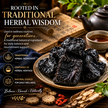 9X Prepared Rehmannia Root 🌿 – Traditional Herbal Tonic ✨ for Daily Wellness Balance-QR