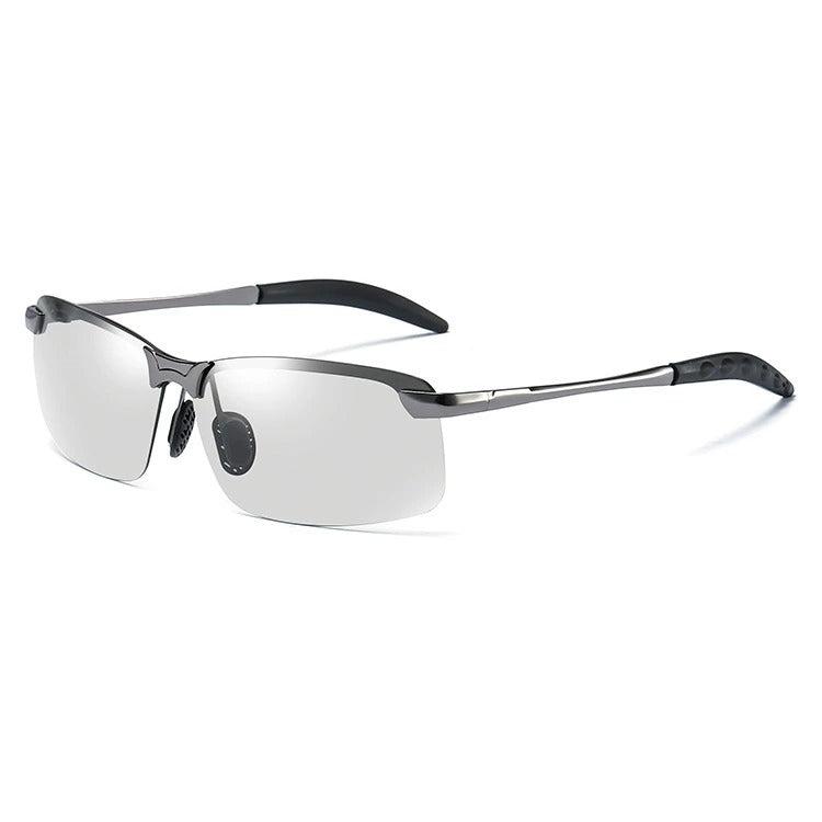🕶️ Smart Photochromic Metal Sunglasses – Light-Sensitive Color-Changing Eyewear - DW