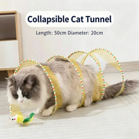 Yellow Rainbow Tunnel + Feather + Mouse