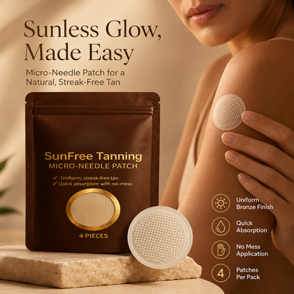 ☀️ Sunless Tanning Micro-Needle Patch – Natural Bronze Glow - DW