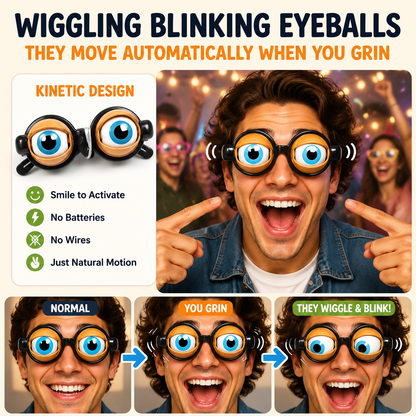 👀Novelty Funny Glasses with Winking Eye Mechanism-Q1