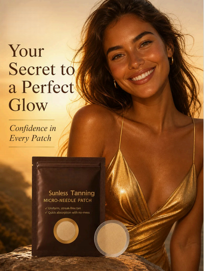 ☀️ Sunless Tanning Micro-Needle Patch – Natural Bronze Glow - DW
