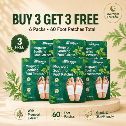 🦶Mugwort Soothing Foot Patches – Overnight Foot Comfort & Deep Sleep Relaxation - DW