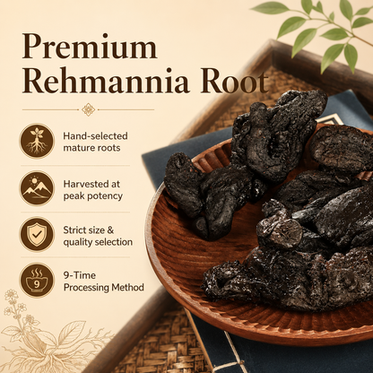 9X Prepared Rehmannia Root | Natural Blood Sugar & Metabolic Support Tonic-Q1