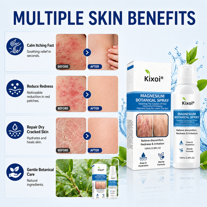 🔥Magnesium Botanical Spray – Advanced Skin Recovery for Psoriasis & Eczema-Q1