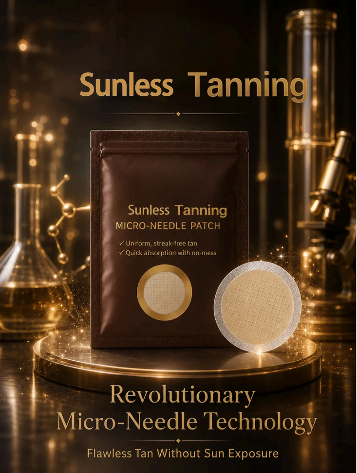 ☀️ Sunless Tanning Micro-Needle Patch – Natural Bronze Glow - DW