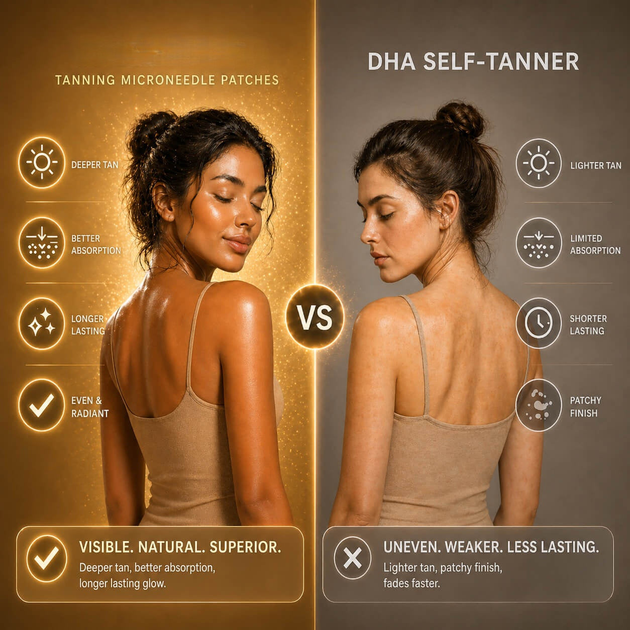 TANNING ✨ Microneedle Patches 🌞 – Innovative Glow-Enhancing Care 💖 for a Sun-Kissed Look-QR