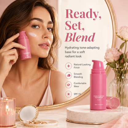 🌡️ Natural Shade Temperature-Adjusting Foundation -DW