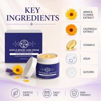 🌼 Advanced Bruise Relief Treatment Cream – Arnica + Vitamin K Skin Recovery Balm -DW