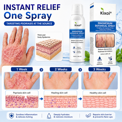 🔥Magnesium Botanical Spray – Advanced Skin Recovery for Psoriasis & Eczema-Q1