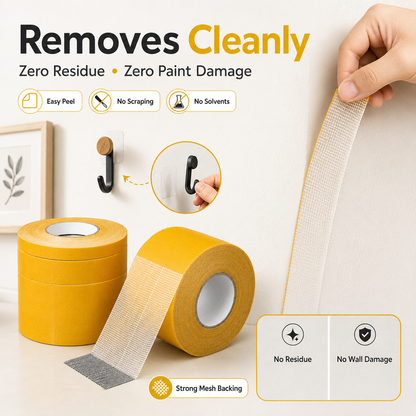 💪 Waterproof Strong Double-Sided Tape — Stick It Once. Hold It Forever-Q1
