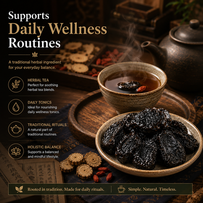9X Prepared Rehmannia Root 🌿 – Traditional Herbal Tonic ✨ for Daily Wellness Balance-QR