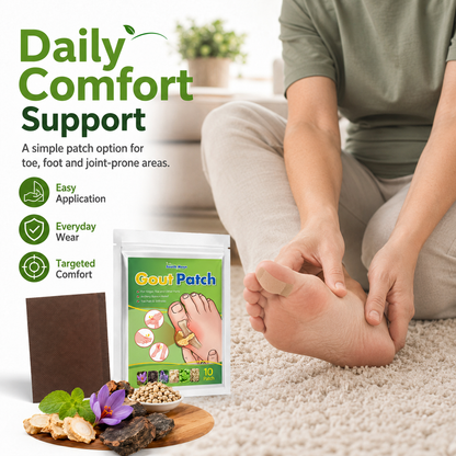 🦶 Gout Relief Foot & Joint Patch – Targeted Herbal Comfort for Toes, Feet, Bunion-Prone Areas & Daily Joint Care 🌿✨-DW