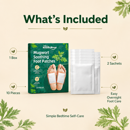 🦶Mugwort Soothing Foot Patches – Overnight Foot Comfort & Deep Sleep Relaxation - DW
