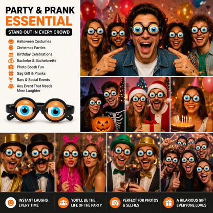 👀Novelty Funny Glasses with Winking Eye Mechanism-Q1