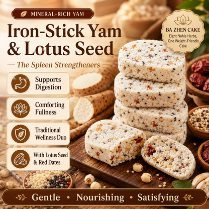 🌿 Ba Zhen Cake — 8‑Herbal Traditional Cake for Digestive Health & Daily Wellness-Q1