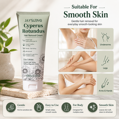Gentle Hair Removal Cream | For Women & Men, Sensitive Skin-Q1