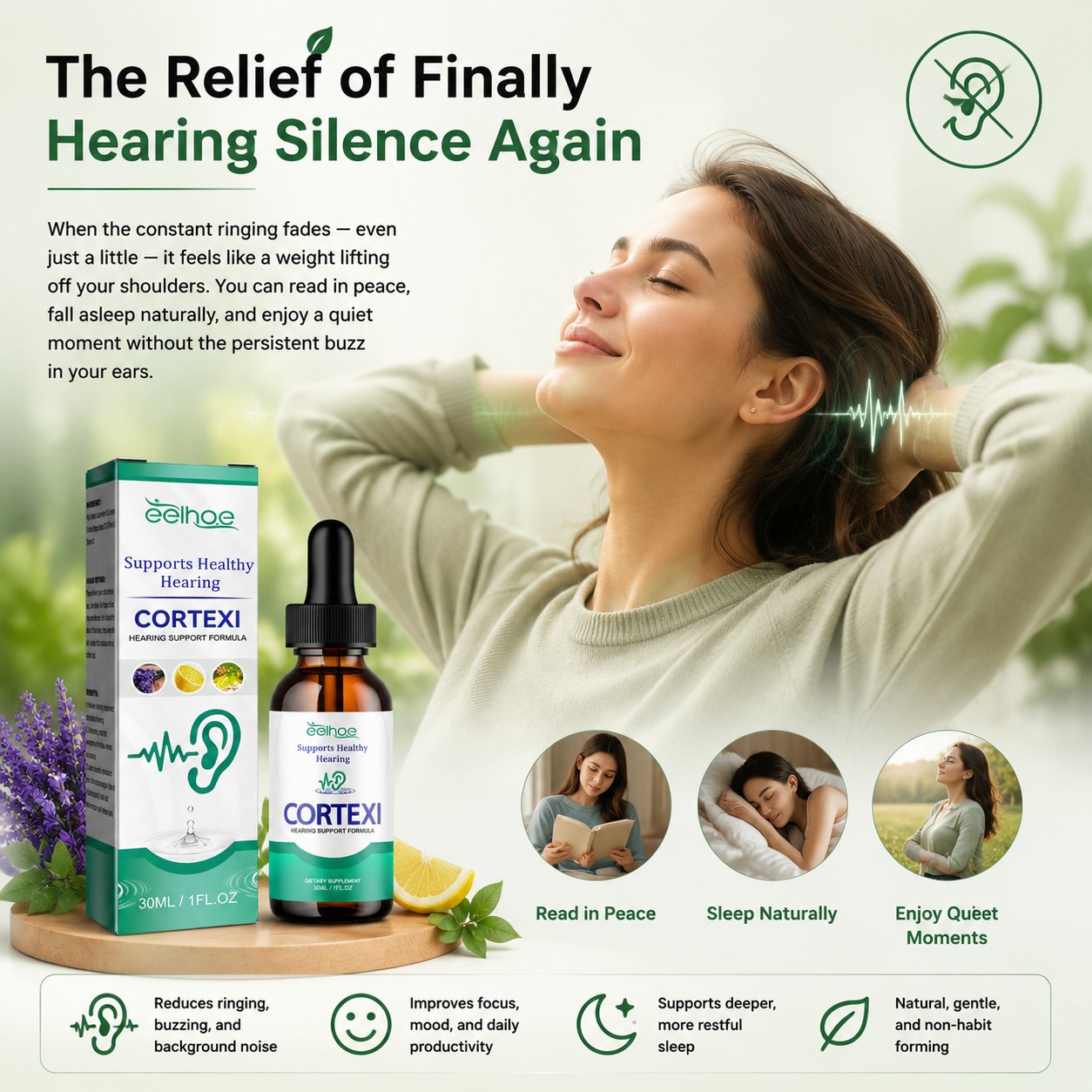 👂 Ear Drops for Tinnitus Relief & Earwax Cleaning-Q1