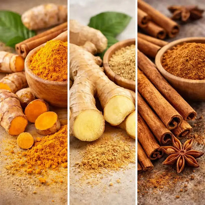 🔥 Turmeric Ginger Cinnamon Slim Tea – Metabolism Support, Belly Bloat Relief & Daily Weight Management Herbal Tea - DW