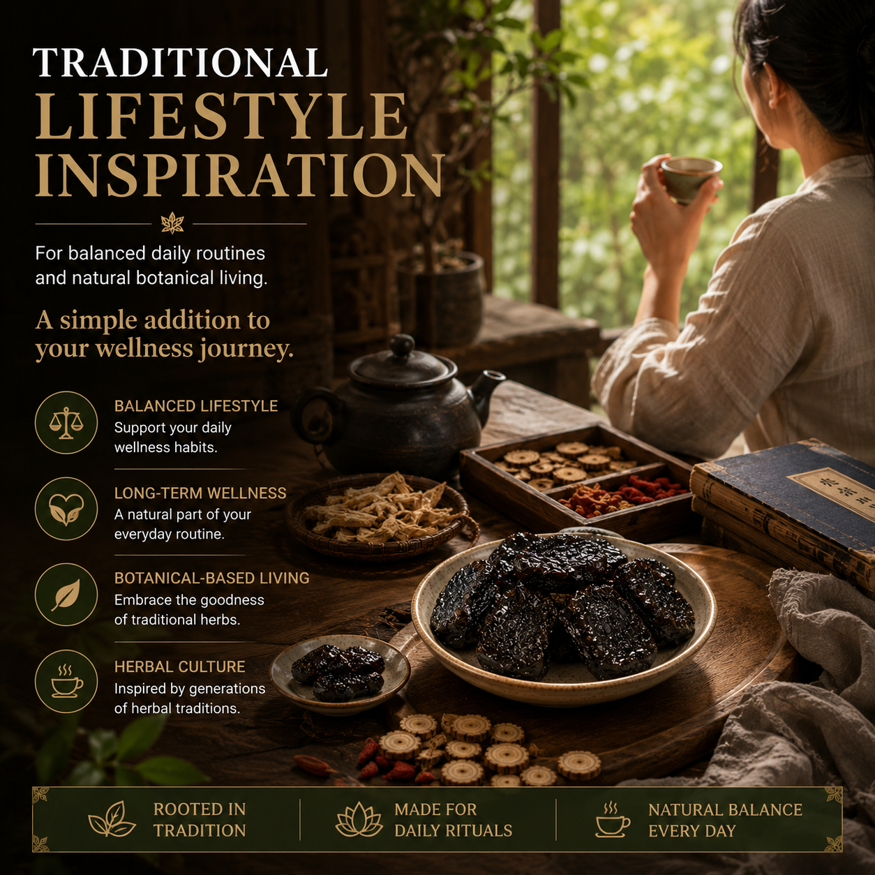 9X Prepared Rehmannia Root 🌿 – Traditional Herbal Tonic ✨ for Daily Wellness Balance-QR