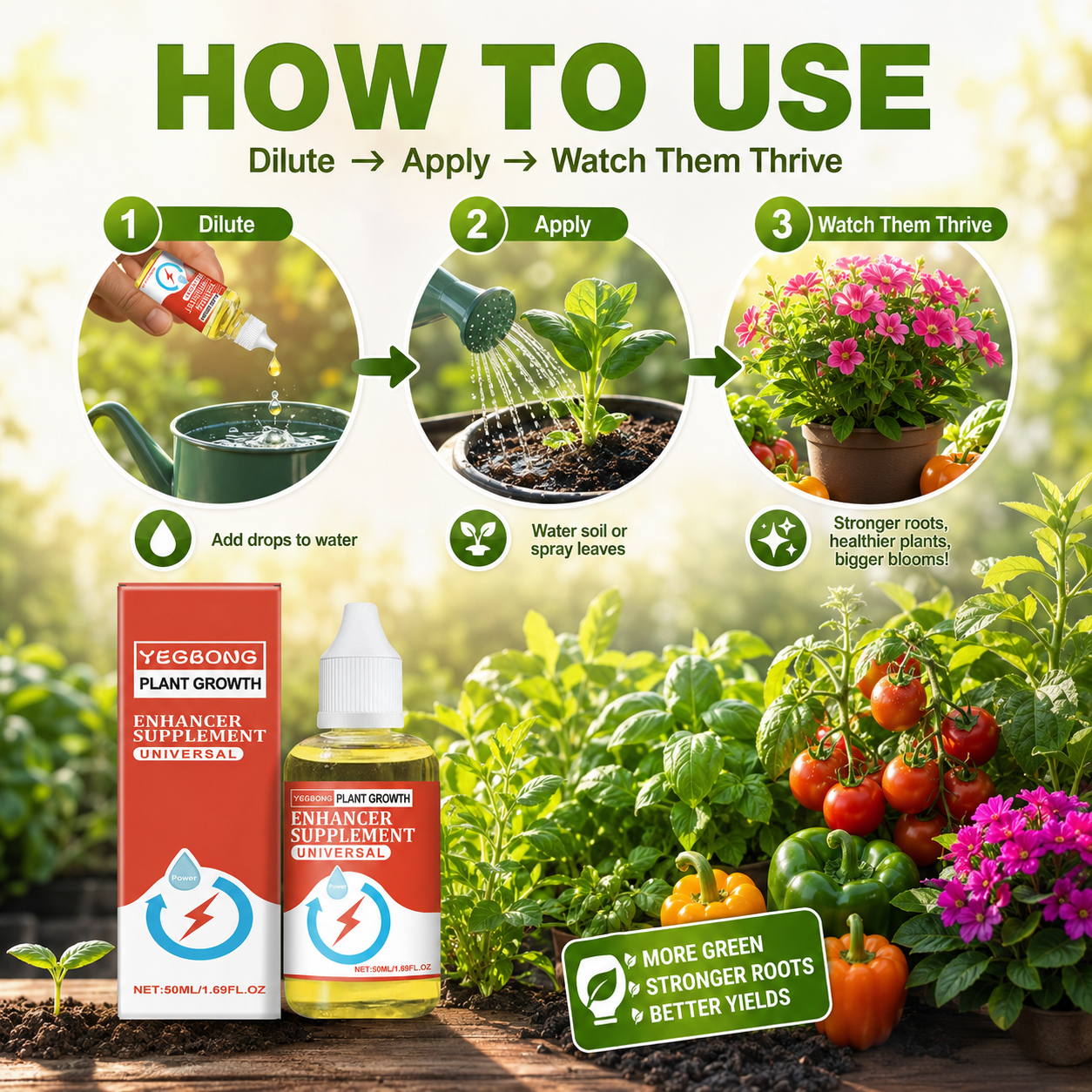 💥This Week Promotion 49% OFF💥 Plant Growth Enhancer Supplement-Q1