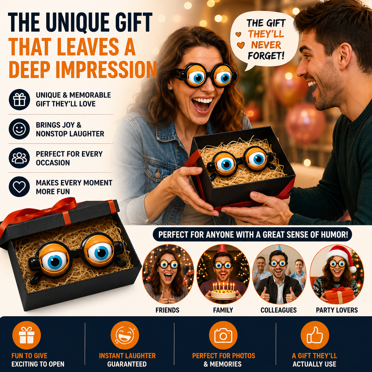 👀Novelty Funny Glasses with Winking Eye Mechanism-Q1