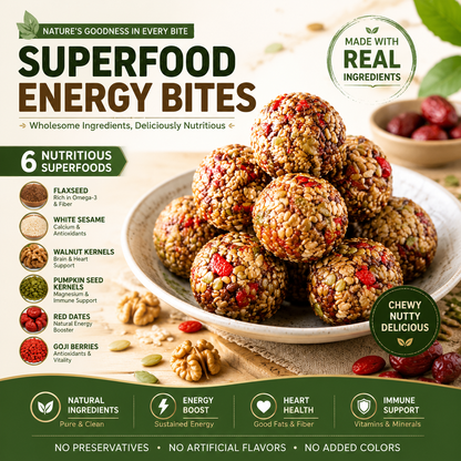 🌰6 Nutrient-Rich Ingredients– Natural Ingredients, Big Nutrition, No Guilt-YOY