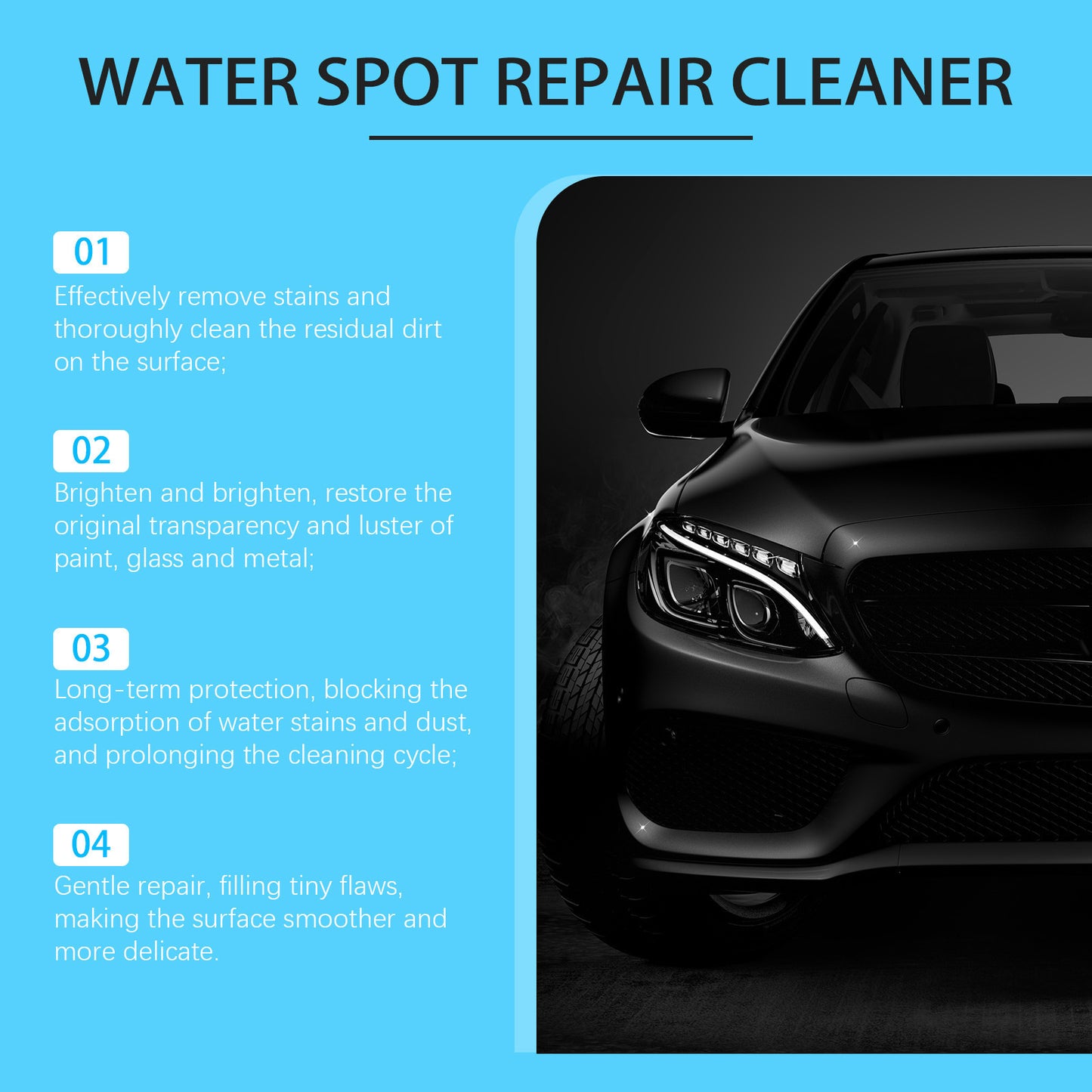 🔥LAST DAY - 49% OFF 🔥✨ | 💧Heavy Duty Hard Water Stain Remover for Car Paint, Glass & Metal-DW