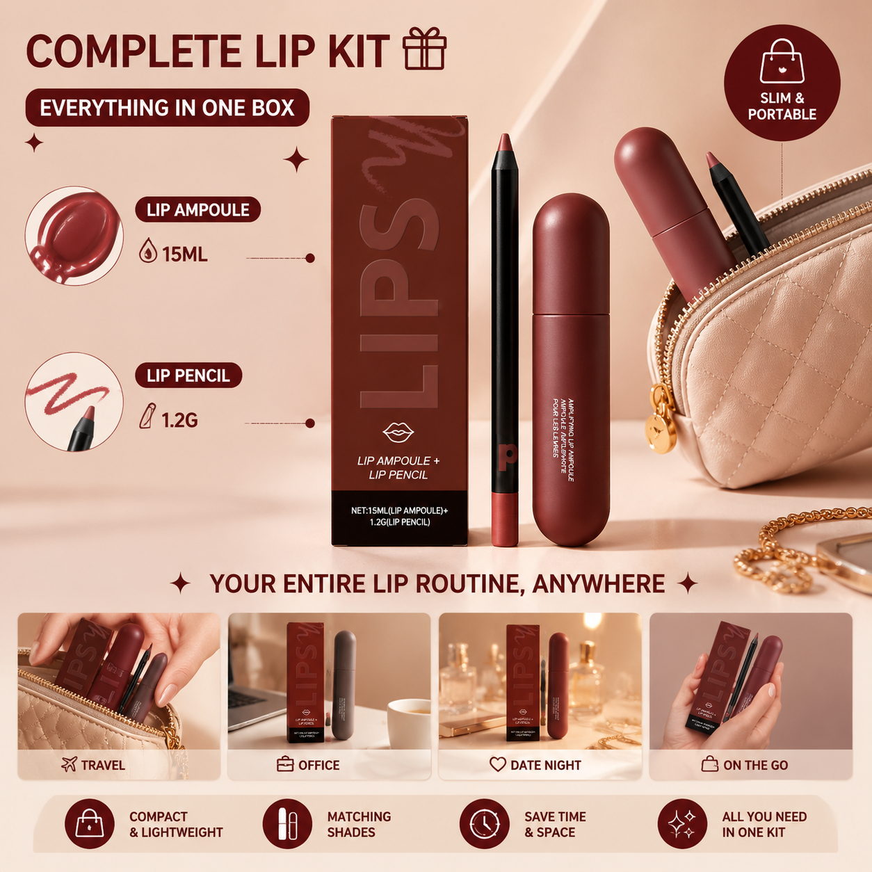 💋 Ampoule + Pencil. The Only Lip Duo You’ll Ever Need-Q1