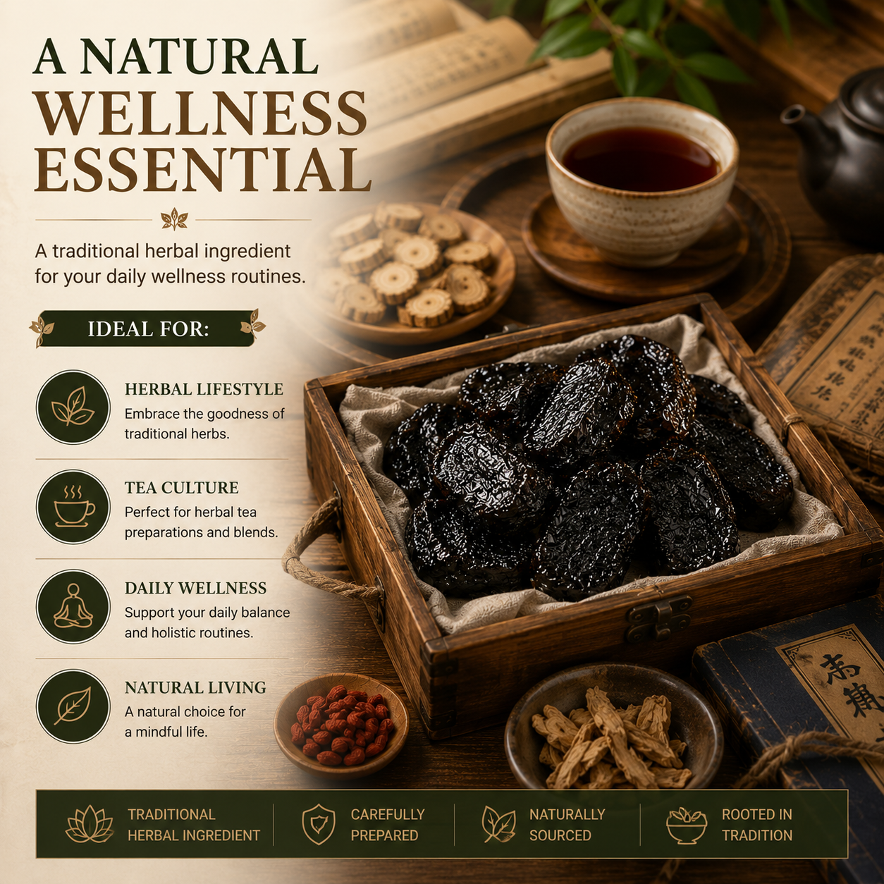 9X Prepared Rehmannia Root 🌿 – Traditional Herbal Tonic ✨ for Daily Wellness Balance-QR