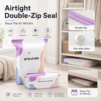 👕No-Pump Large Vacuum Storage Compression Bags-Q1