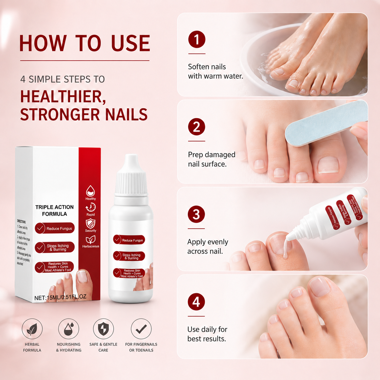 Multi-Purpose 💅 Nail Repair ✨ – Strengthening 🌸 & Smoothing Care for Healthier-Looking Nails 💖-QR