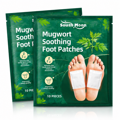 🌙 Mugwort Soothing Foot Patches-Relax. Repair. Rest Deeply.-Q1