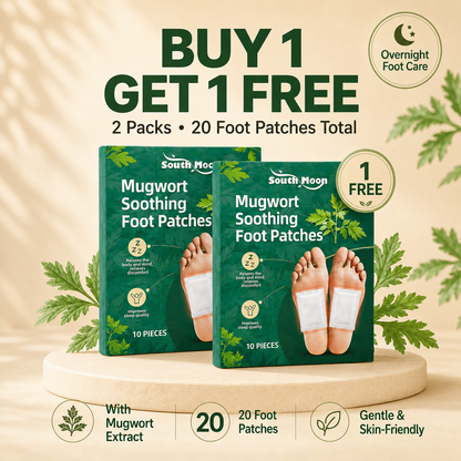 🦶Mugwort Soothing Foot Patches – Overnight Foot Comfort & Deep Sleep Relaxation - DW
