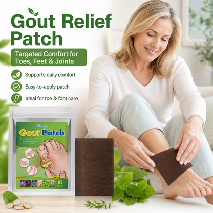 🦶 Gout Relief Foot & Joint Patch – Targeted Herbal Comfort for Toes, Feet, Bunion-Prone Areas & Daily Joint Care 🌿✨-DW