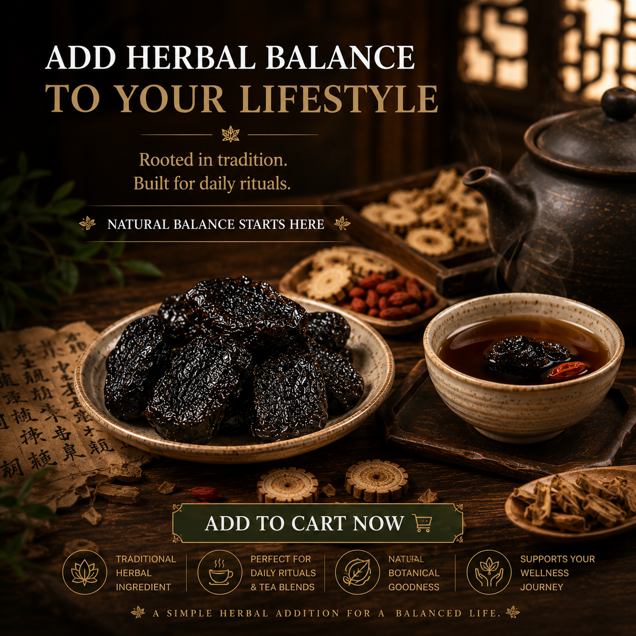 9X Prepared Rehmannia Root 🌿 – Traditional Herbal Tonic ✨ for Daily Wellness Balance-QR