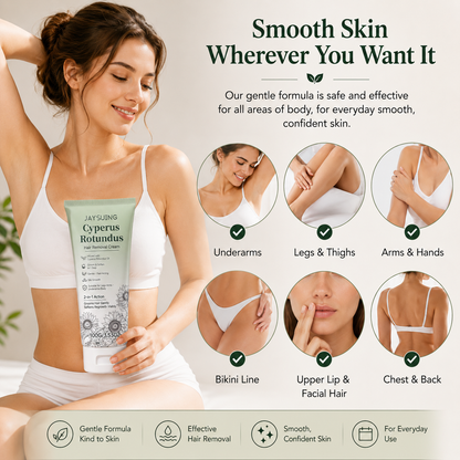 Gentle Hair Removal Cream | For Women & Men, Sensitive Skin-Q1