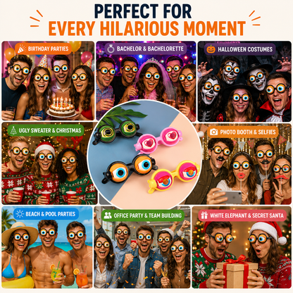 👀Novelty Funny Glasses with Winking Eye Mechanism-Q1