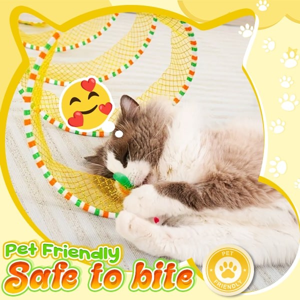 🐱 Rainbow Cat Hunting Tunnel Toy Set - DW