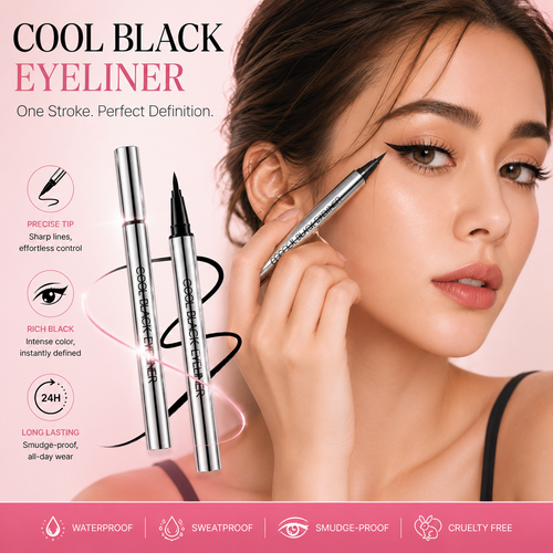 The Eyeliner ✨ for Perfect Wings 👁️ – Effortless Precision 💄 for Sharp, Clean Lines-QR