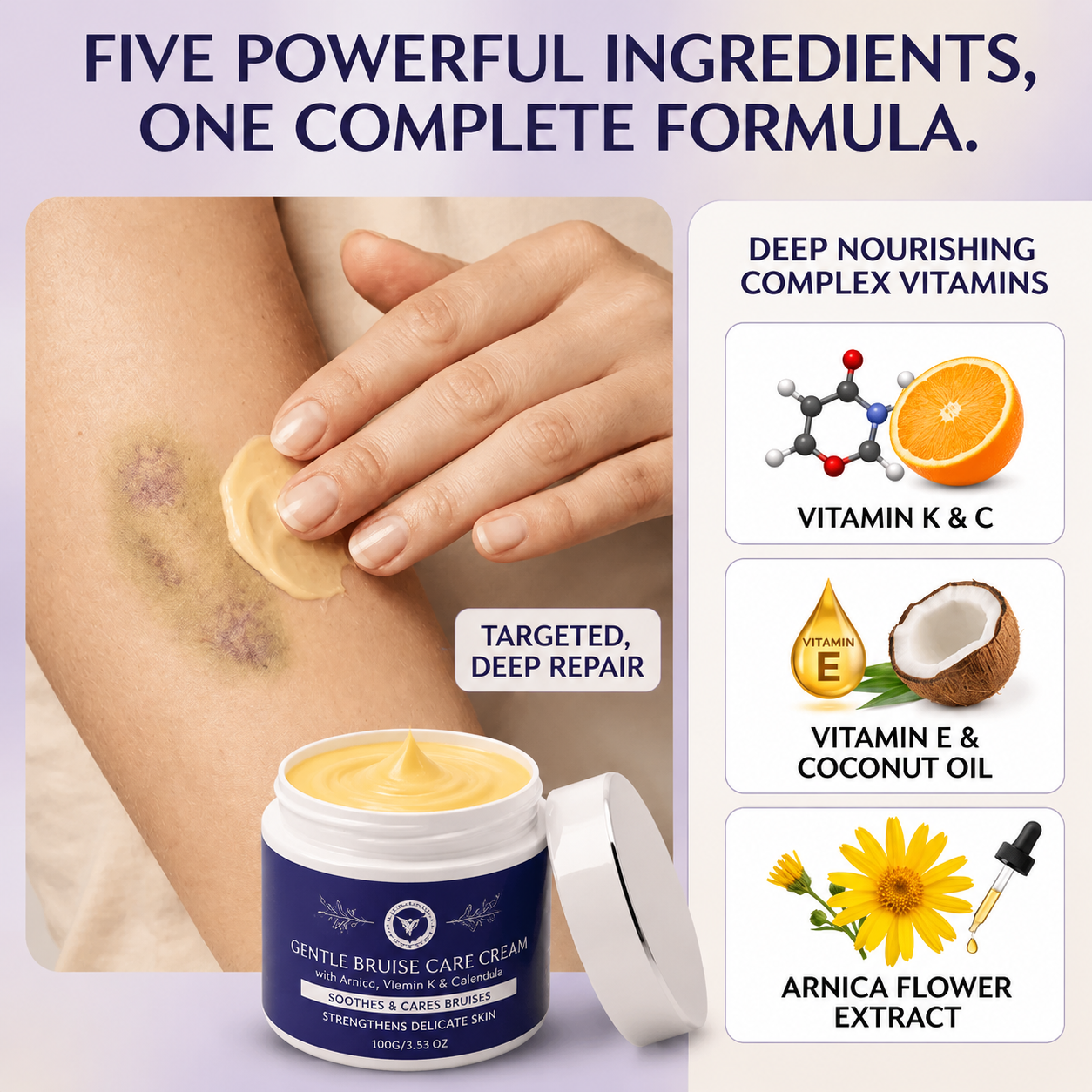 🌼🌼🌼🌼 Skin Recovery Care Balm ✨ – Soothing Support for Bruised & Sensitive Skin-QR