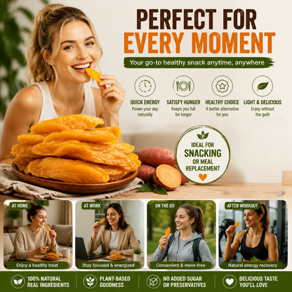 No Added Sugar 🍠 Double-Steamed Sweet Potato ✨ – Naturally Sweet & Wholesome Snack-QR