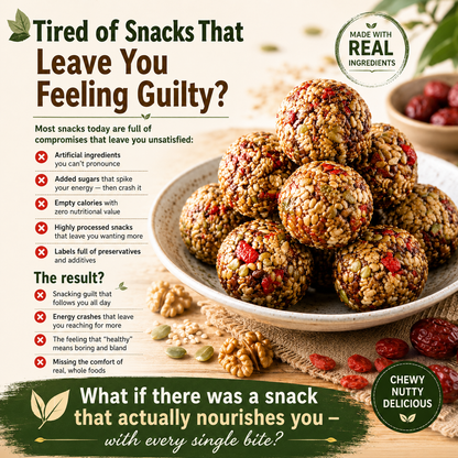 Astragalus 🌿 Codonopsis & Black Sesame Balls 🍫 – Naturally Crafted Herbal Snack ✨💖-QR