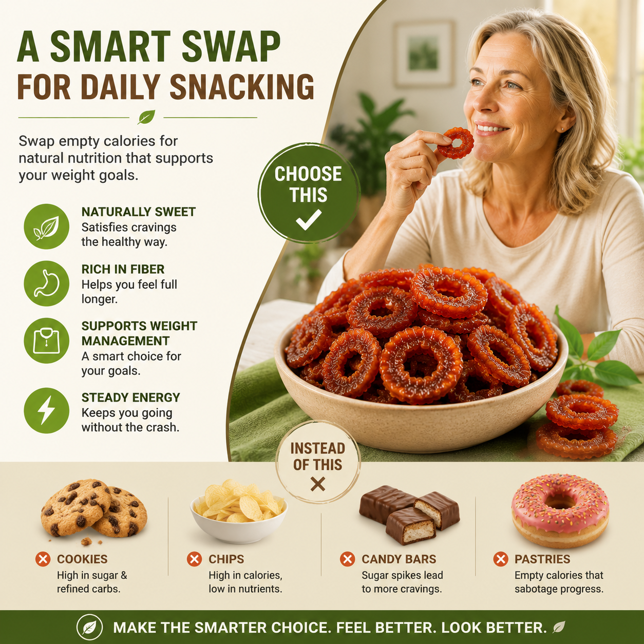 🫥🫥 Say Goodbye to High-Calorie Snacks! 🥝✨ Enjoy Fiber-Rich 🌿 Natural Dried Cili Fruit 🍃💖 for a Naturally Delicious Snacking Experience 😋-QR