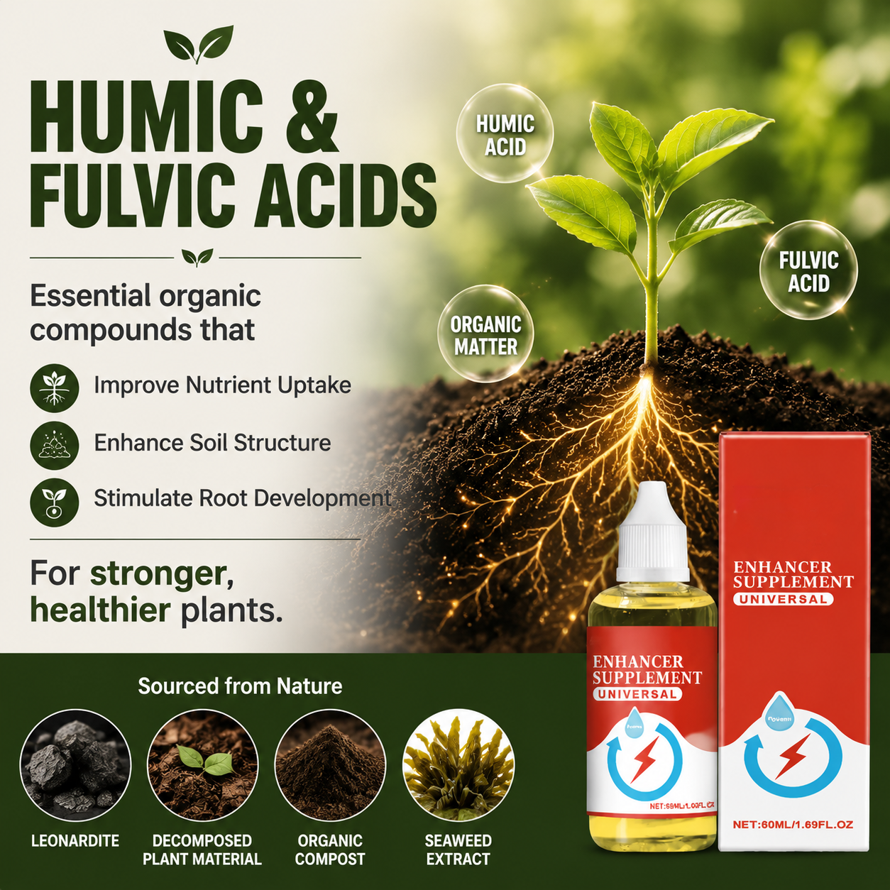 🌿 Plant Growth Support Formula ✨ – Nutrient Booster 💧 for Stronger, Healthier-Looking Plants 🌱-QR