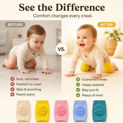 🦵 Baby Knee Pads 👶✨ – Soft Crawling Protection 🛡️ for Comfortable Daily Movement 💖-QR
