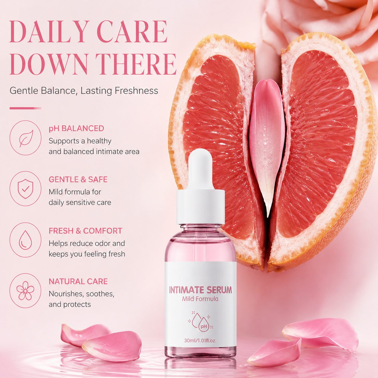 🌸 Women's Intimate Serum ✨ – Gentle Daily Care 💖 for Freshness & Comfort 🌿-QR